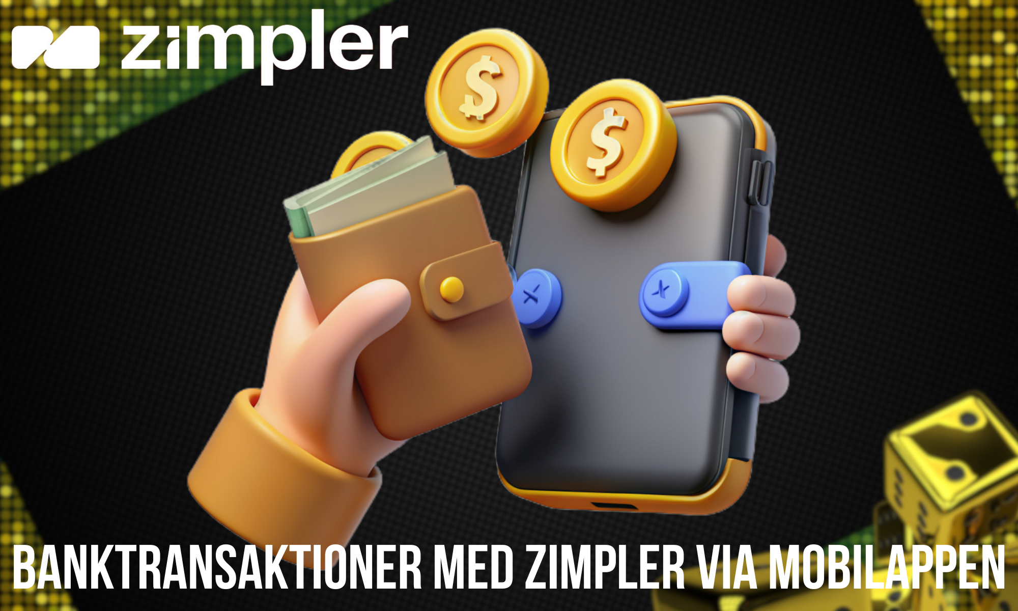 Zimpler har en specialutvecklad mobilapplikation