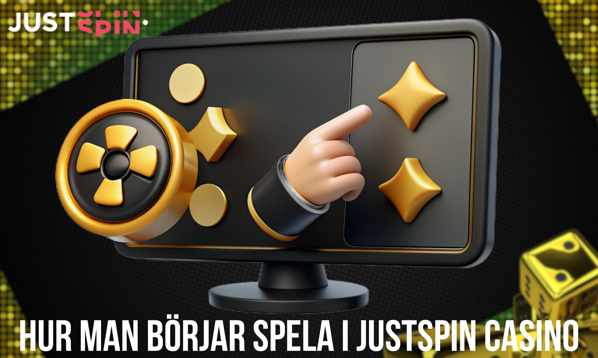 Instruktioner för hur du börjar spela på Justspin Casino