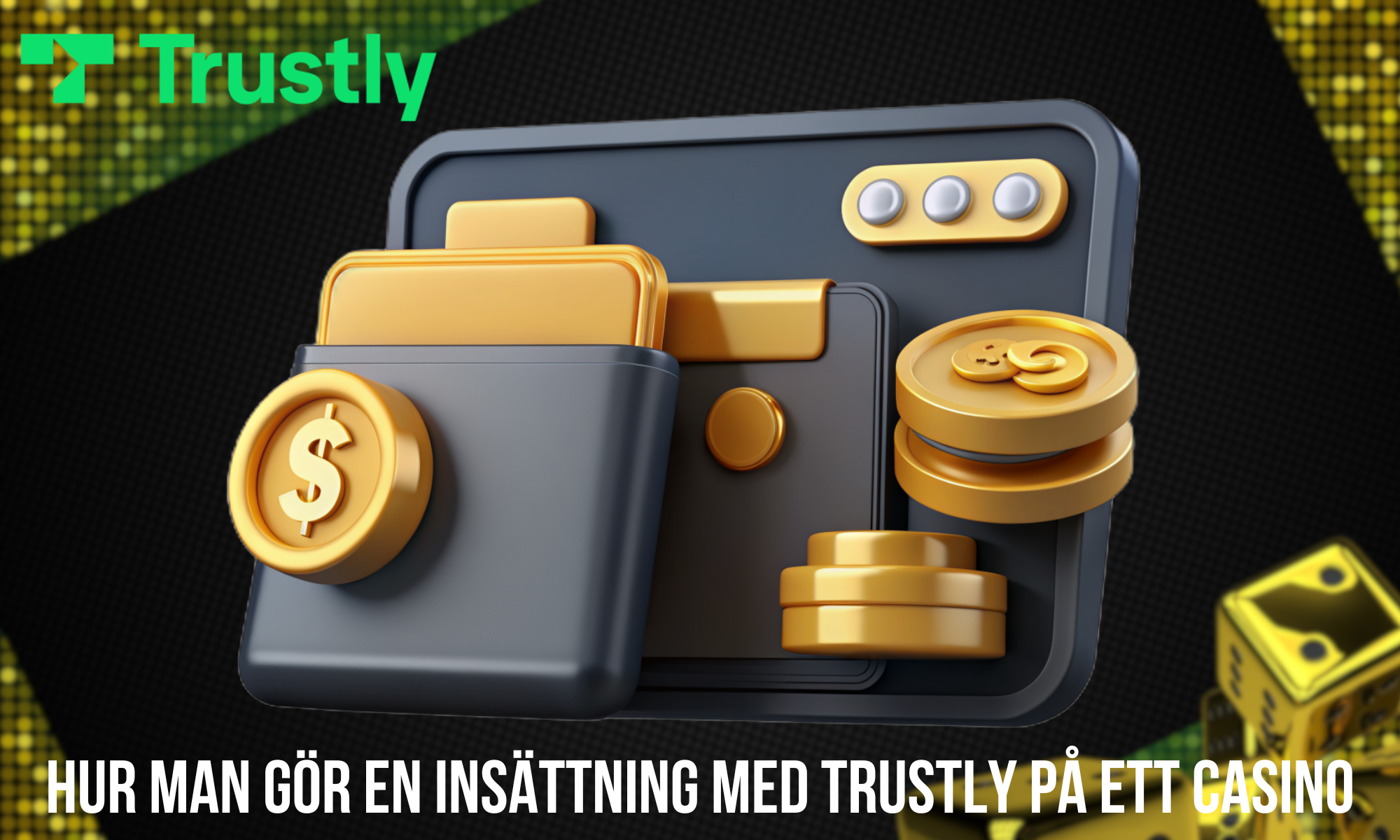 Steg för steg hur du sätter in pengar med hjälp av Trustly